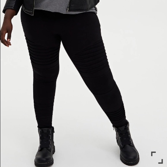 torrid Pants - Torrid black moto leggings